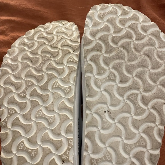 White Florida Three Strap Birkenstock Sandals size 37 - Picture 3 of 6